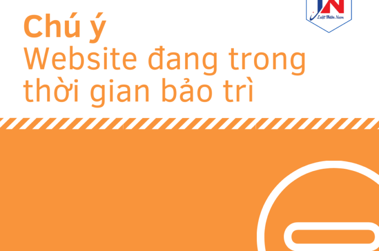 Website đang trong thời gian bảo trì