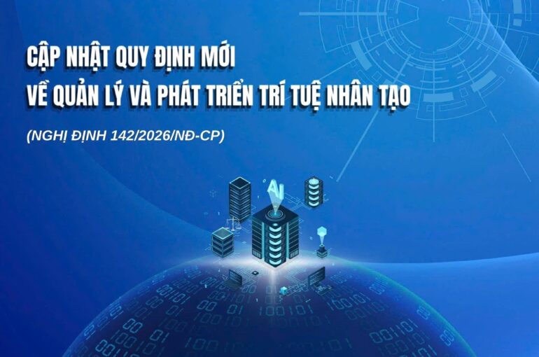 QUY ĐỊNH MỚI VỀ QUẢN LÝ VÀ PHÁT TRIỂN TRÍ TUỆ NHÂN TẠO (NGHỊ ĐỊNH 142/2026/NĐ-CP)